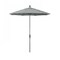 California Umbrella 7.5' Grey Aluminum Market Umbrella, Sunbrella Gateway Mist 194061338056 - alternate 1